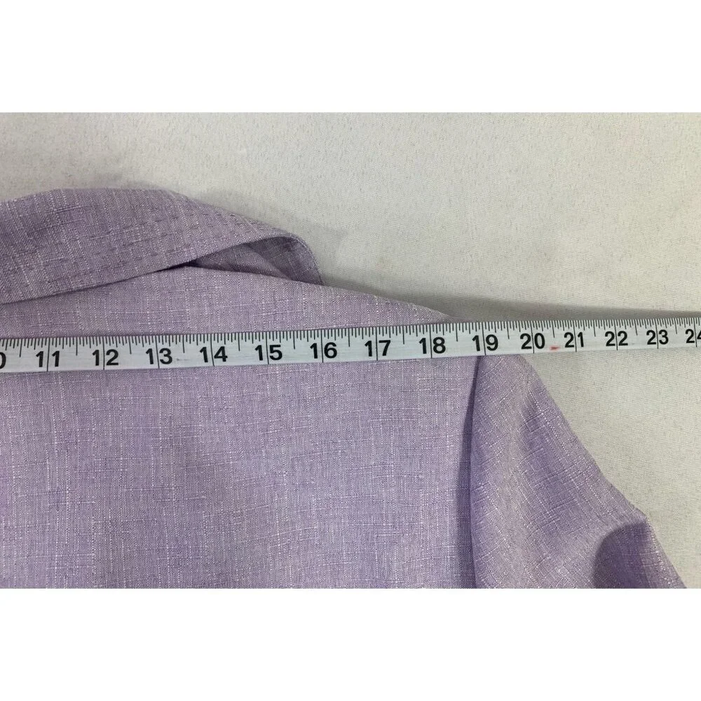 Alfred Dunner Women's Lavender Blazer Top